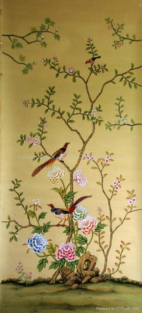 hand-painted_Chinese_art_paper_wallpaper_silk_wall_coverings
